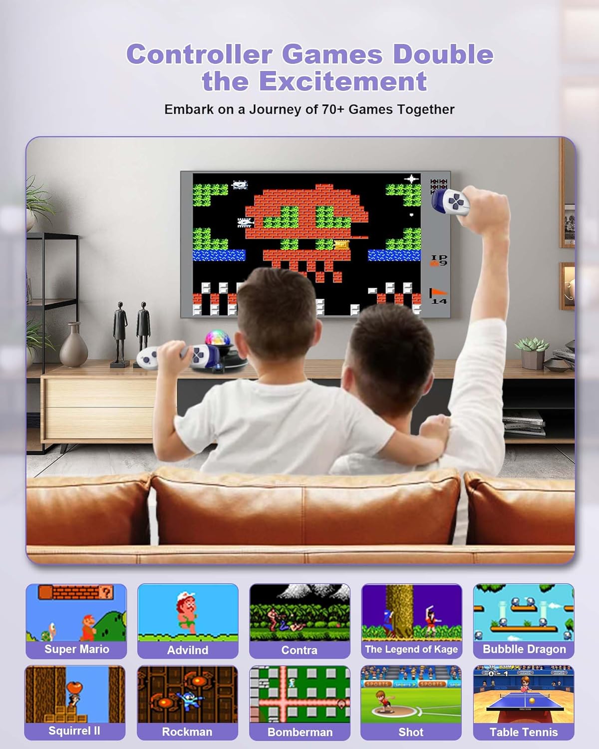 Dance Mat - Wireless Electronic Dance Mat for TV with Camera, Non-Slip Exercise Dance Pad with Yoga Mode for Kids & Adults, Family-Friendly Game Mat Toy Gift for Girls & Boys (Purple)